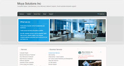 Desktop Screenshot of moyasolutions.com
